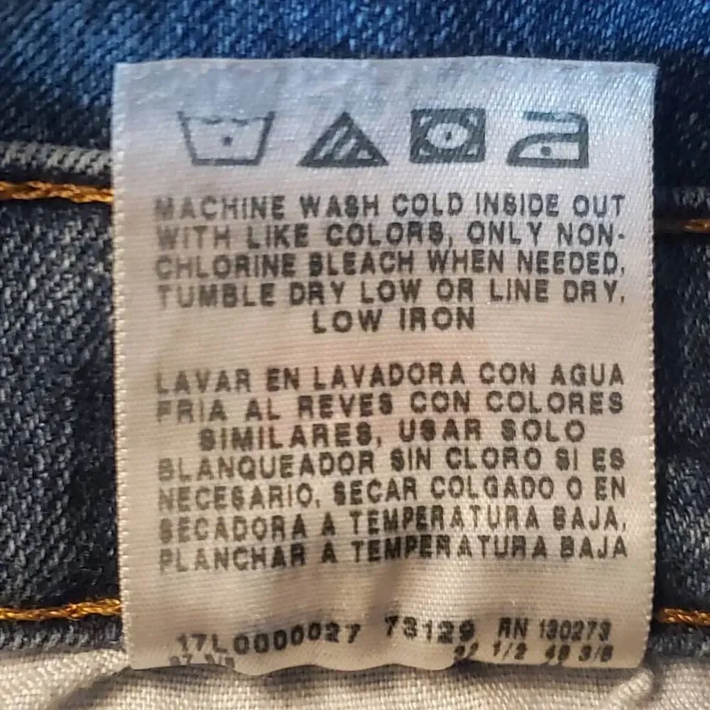 Wrangler Regular Fit Flex Jeans Men’s 34x32 Blue Medium Wash Straight Leg Denim